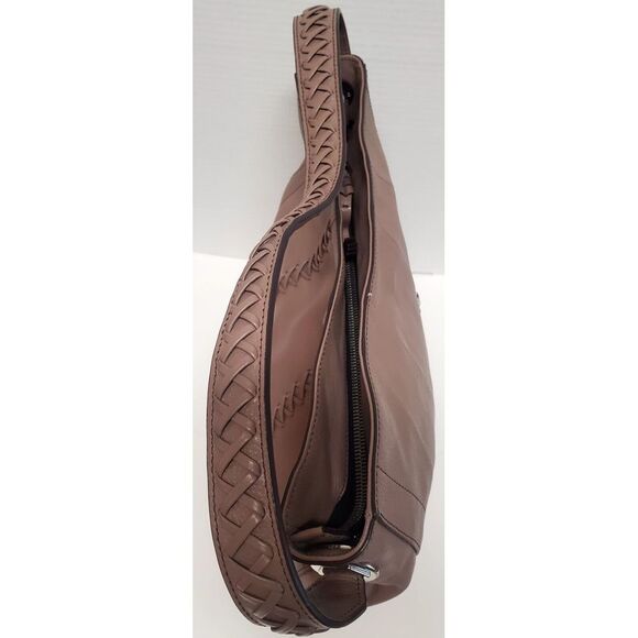 orYANY Purse NWT Chelsea Hobo Bag CH902 Braided Mocha Tag & Dust Bag Warm Taupe - Picture 4 of 14